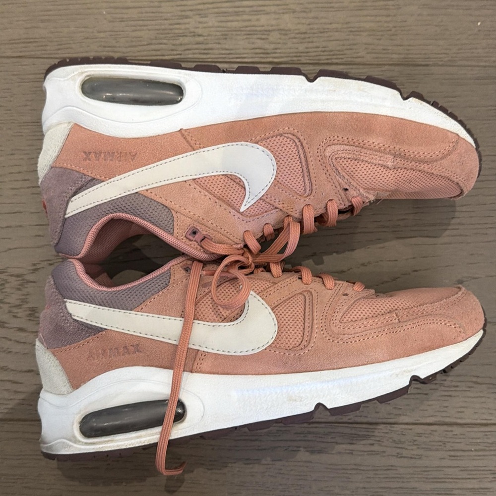 Nike Women's Pink and White Sneakers